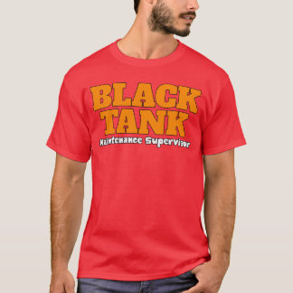 Black Tank Maintenance Supervisor Funny RV Dad Fat