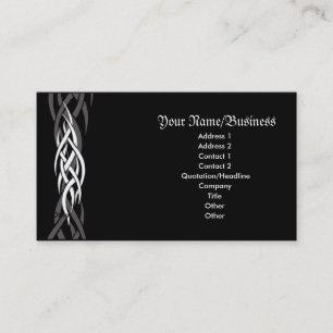 Black Tattoo Business card