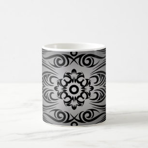 Black Tattoo Tribal 1   black fadeIN Coffee Mug