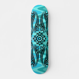 Black Tattoo Tribal 1   sinus ocean Skateboard