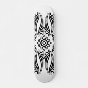 Black Tattoo Tribal 1 Skateboard