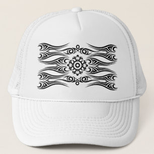 Black Tattoo Tribal 1 Trucker Hat