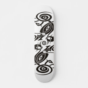 Black Tattoo Tribal 2 Skateboard