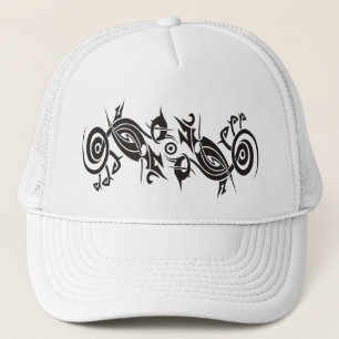 Black Tattoo Tribal 2 Trucker Hat