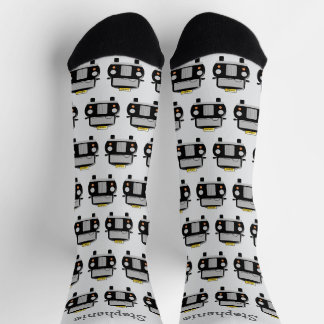 Black Taxi Design Personalised Socks