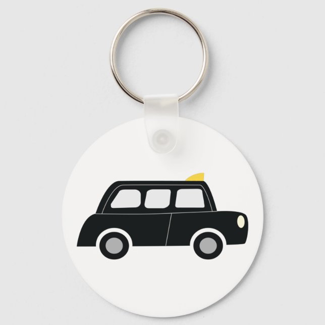 Black Taxi Key Ring (Front)