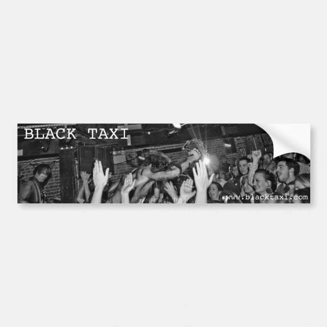 Black Taxi @ Mercury Lounge Bumper Sticker (Front)