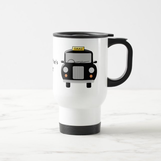 Black Taxi Travel Mug (Right)