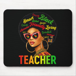 Black Teacher Magic Black History Education Melani Mouse Mat