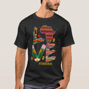 Black Teacher Magic Melanin Teacher Black History T-Shirt