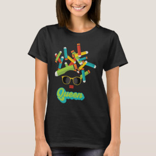 Black teacher queen strong black African woman T-Shirt