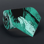 Black Teal Camouflage Neck Tie<br><div class="desc">Men's tie features a modern camouflage pattern in teal,  aqua and black. MORE designs in store. Cool for the office,  a night on the town,  a wedding,  for the groom or groomsmen or give as a gift to your husband,  dad,  brother or best friend. Make a statement!</div>