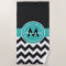 Black Teal Chevron