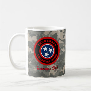 Black Tennessee Volunteer Corps Coffee cup