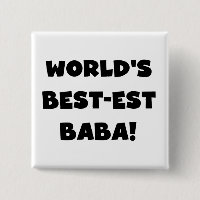 Black Text Best-est Baba T-shirts and Gifts