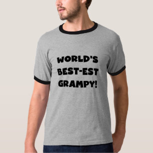 Black Text World's Best-est Grampy Gifts T-Shirt