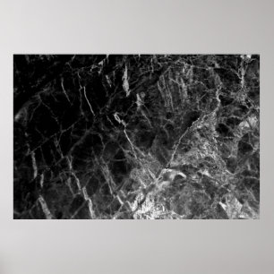 Black texture background stone poster