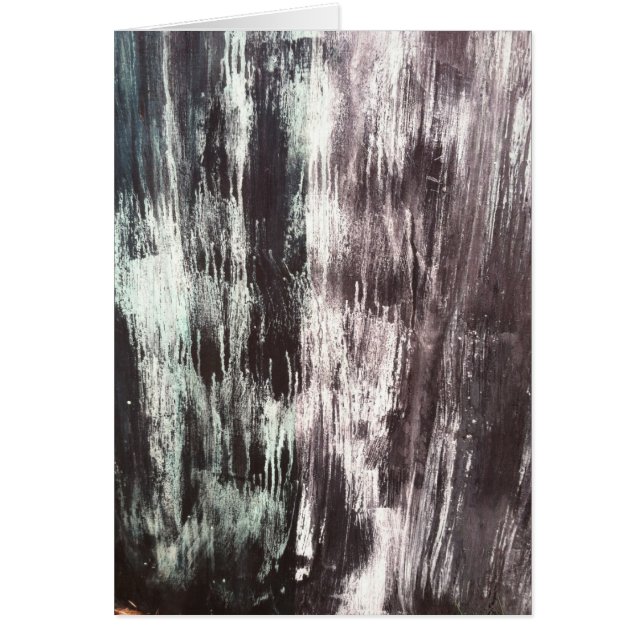 Black Textured Canvas Card (Front)