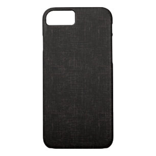 Black textured solid colour iPhone 8/7 case