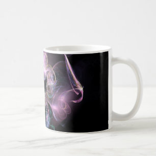 Black & Tha Smoke Modern Abstract Coffee Mug