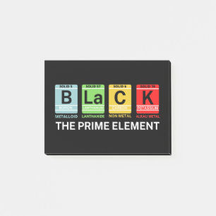 Black The Prime Element Black History Post-it Notes