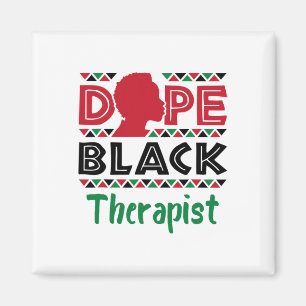 Black Therapist Mental Health Psychology Counselin Magnet