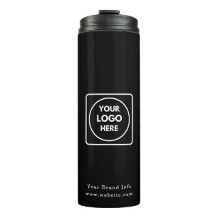 Black Thermal Tumbler   Custom Corporate Business 