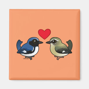 Black-throated Blue Love Magnet