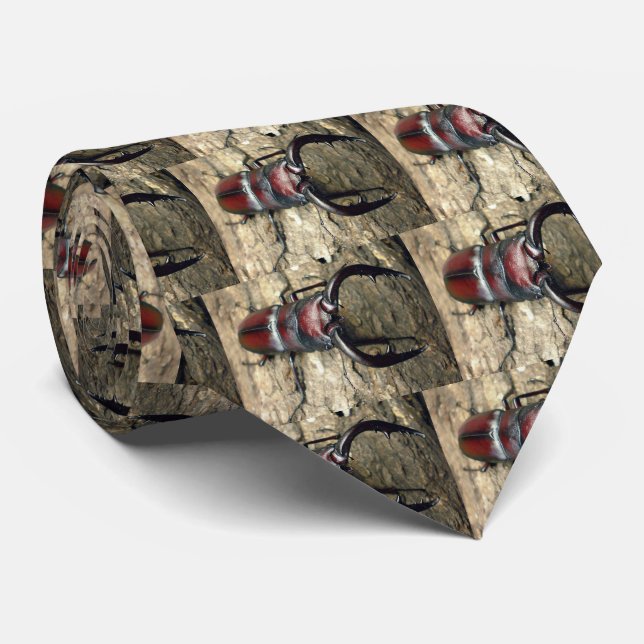 Black-throated stag tie (Rolled)
