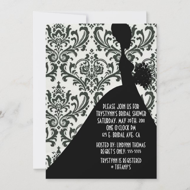 Black Tie Affair Invitation (Front)