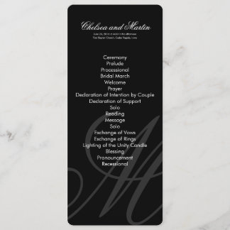 Black Tie | Black White | Program Programme