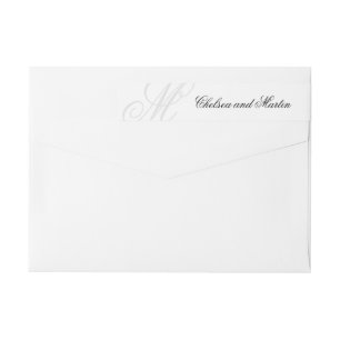 Black Tie   Black White   Wrap-a-round Label