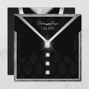 Black Tie Diamond Invitation