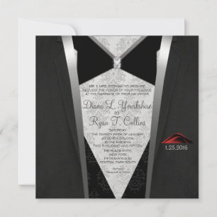Black Tie Diamond Invitation