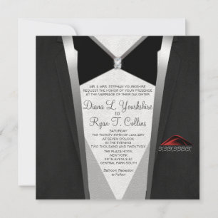 Black Tie Diamond Invitation