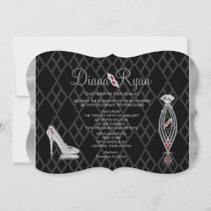 Black Tie Diamond Invitation