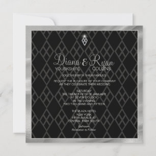 Black Tie Diamond Invitation