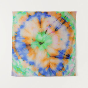 Black Tie Dye, Grungy Vintage. Tapestry