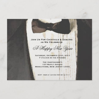 Black Tie Formal Occassion Invitation