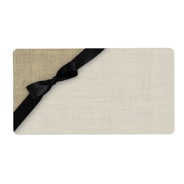 Black Tie Name Tag (Front)