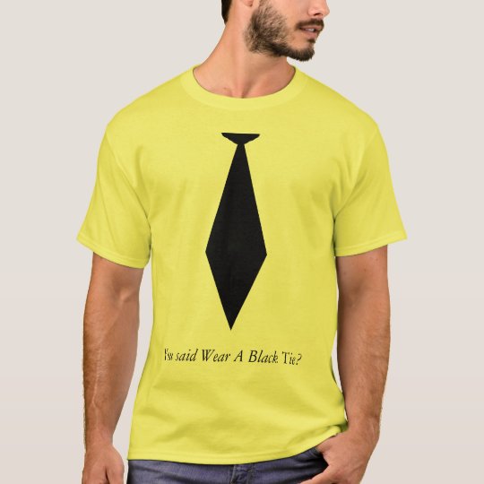 Black Tie T Shirt