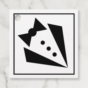 Black Tie - Tuxedo Bacherlor Party Favour Tags