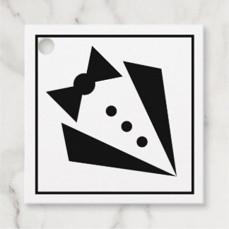Black Tie - Tuxedo Bacherlor Party Favour Tags