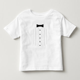 Black Tie Tuxedo Toddler T-Shirt