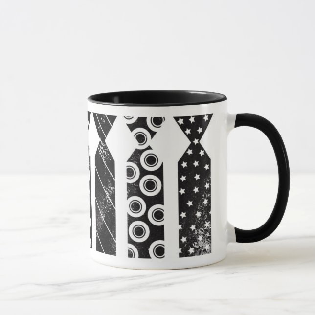 Black Ties Coffee Mug (Right)