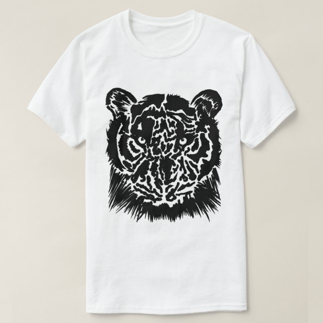 Black Tiger T-Shirt (Design Front)
