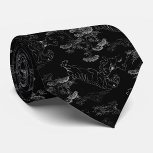 Black Tiger Tiger Tiger Tie