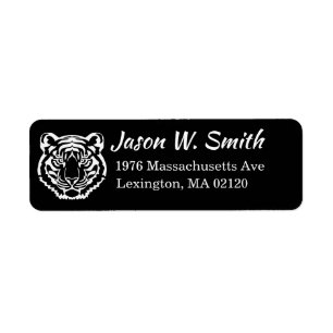 Black Tigers Logo School Mascot