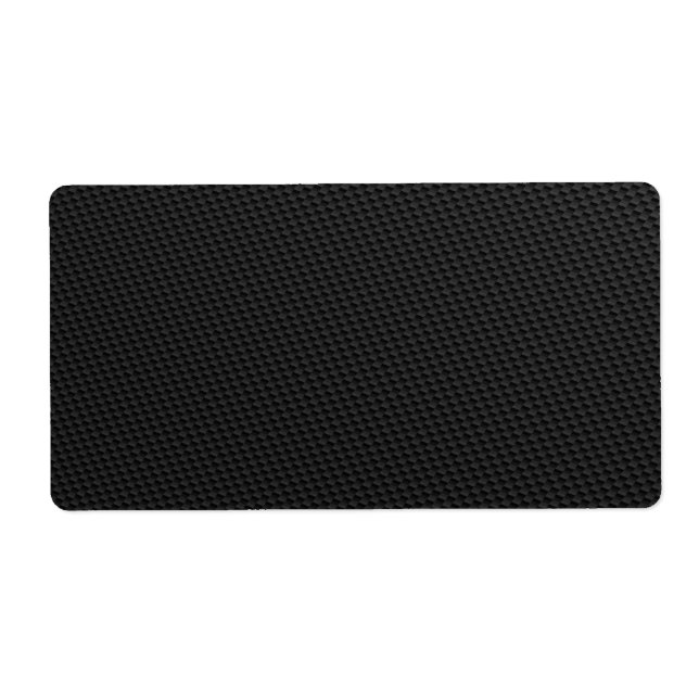 Black Tightly Woven Carbon Fibre Textured (Front)
