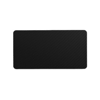 Black Tightly Woven Carbon Fibre Textured Label
